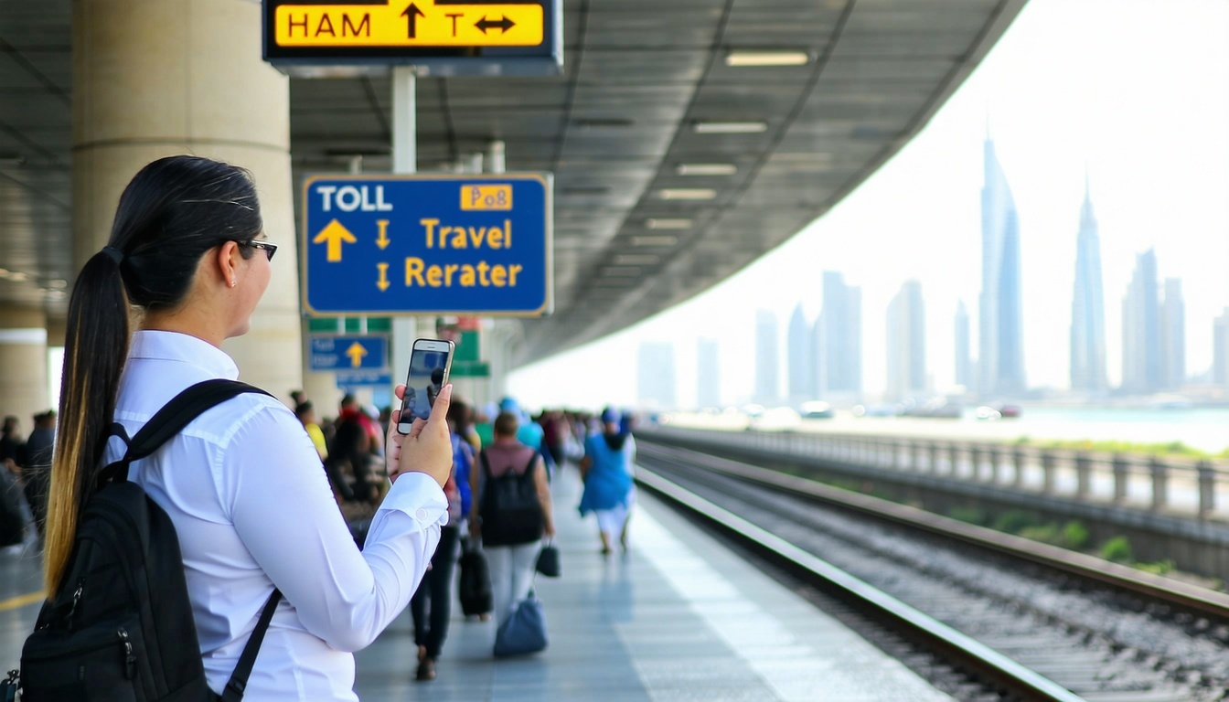 Personalised toll travel assistance for Dubai visitors